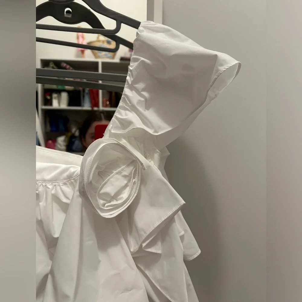 One Shoulder Ruffle Top - Picture 2 of 3